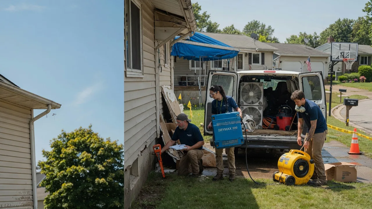 Ceiling Leak Cleanup in Milton Center, OH near me